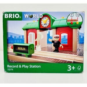 Brio World Record & Play Station 33578 Working Complete w/ Box